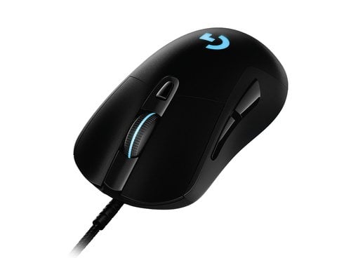 Logitech G403 Souris Gamer Filaire, 16000 PPP, RVB Gaming, Ultra-Léger, Poids Ajustables, 6 Boutons Programmables, Mémoire Intégrée, Compatible avec PC Mac - Version Allemande