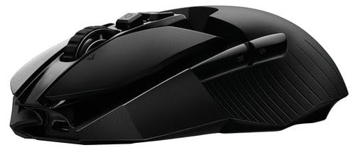 Souris de jeu sans fil Logitech G903 LIGHTSPEED capteur HERO 25K plus de 140 heures avec batterie rechargeable et LIGHTSYNC RGB compatible PowerPlay PC Mac Black