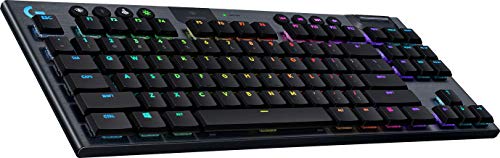 Logitech G G915 TKL Clavier Bluetooth QWERTY Pannordique Noir