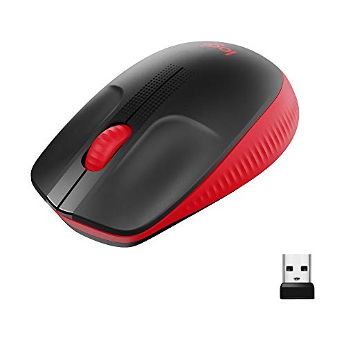 Souris - Sans fil - Logitech - M190 - Red