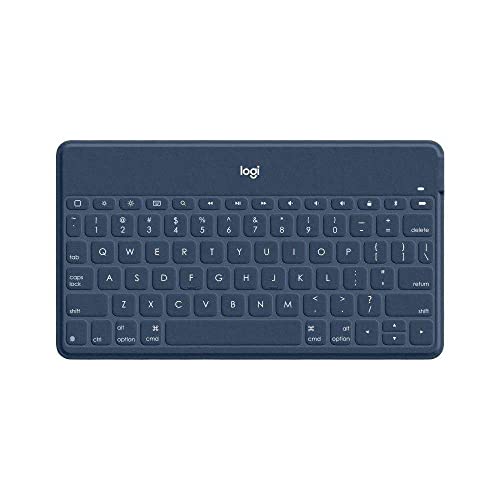 Logitech Keys-To-Go Clavier sans Fil, Clavier QWERTY Espagnol - Bleu