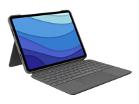 Logitech Logitech Combo Touch - clavier et etui - avec trackpad - QWERTY - Italien - Grey oxford Peripherique d'entree