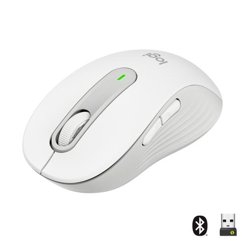 Logitech Signature M650 for Business Souris sans fil pour les Mains de Petite Taille a Taille Moyenne Logi Bolt Bluetooth SmartWheel White
