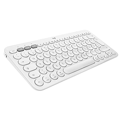 Logitech K380 for Mac Clavier Bluetooth QWERTZ Allemand Blanc