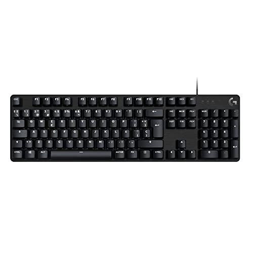 Logitech G413 SE Clavier Gaming Mécanique Grande Taille, Clavier Espagnol QWERTY - Noir
