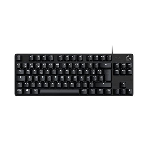 Logitech G413 TKL SE Clavier Gaming Mécanique, Clavier Espagnol QWERTY - Noir