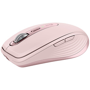 Logitech Logitech MX Anywhere 3S souris Droitier RF sans fil Bluetooth Laser 8000 DPI Rose