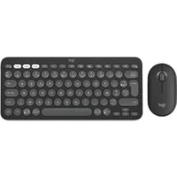 Ensemble clavier et souris Logitech Pebble 2 Combo, clavier et souris sans fil, discrets et portables Graphite
