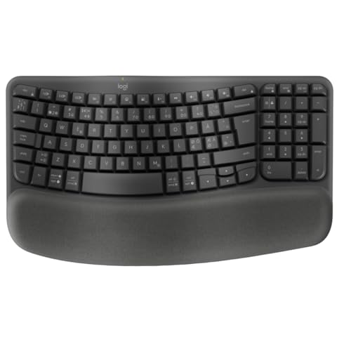 Wave Keys Wireless Ergonomique Keyboard - PAN QWERTY