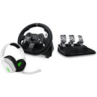 Pack gaming Logitech Volant de course et pedalier G920 Driving Force pour PC Mac Xbox One Xbox Series X S Casque Astro A10 gen 2 Black