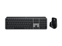 Logitech Logitech Master Series MX Keys S Combo for Mac - ensemble clavier et souris full size - QWERTZ - Allemand - Grey sideral Peripherique d'entree