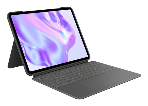 Logitech Étui clavier Logitech Combo Touch avec clavier QWERTY espagnol graphite pour iPad Pro 13 (M4)