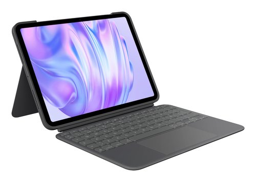 Logitech Étui clavier Logitech Combo Touch avec clavier QWERTY espagnol graphite pour iPad Pro 11 (M4)