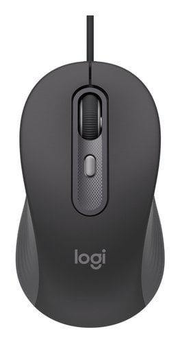 Logitech Souris Logitech Signature Wired M520 USB-C 4000DPI Graphite Ambidextre 4 Boutons
