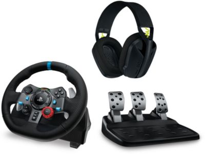 Volant Pedalier LOGITECH Volant G29 Casque G435 Black