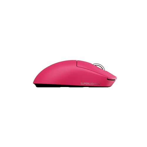 Logitech G Pro X Superlight 2c Lightspeed Souris Gaming sans Fil, Est Europe Version, 8K Polling, légère, 60g, Hero 2, 888 IPS, 44K PPP, 5 Boutons programmables, USB-C, PC Mac - Rose