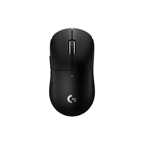 Logitech G Pro X Superlight 2c Lightspeed Souris Gaming sans Fil, Est Europe Version, 8K Polling, légère, 60g, Hero 2, 888 IPS, 44K PPP, 5 Boutons programmables, USB-C, PC Mac - Noir