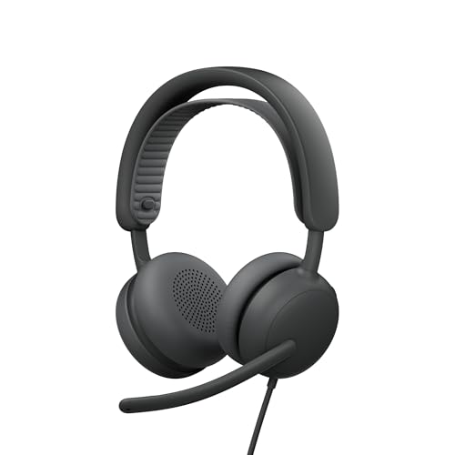 Logitech Zone Wireless 2 ES for Business - Casque sans fil anti-bruit avec ANC hybride adaptative, Bluetooth, USB-C et USB-A, certifié Zoom et Google - Graphite