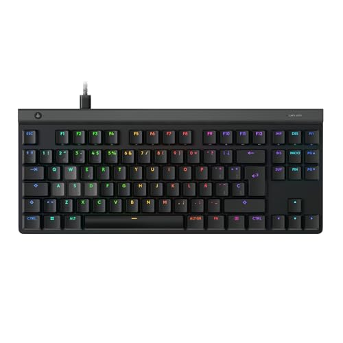 Logitech G515 Rapid TKL Low-Profile Wired Gaming Keyboard, Clavier de Jeu PC entièrement Personnalisable avec commutateurs analogiques à Profil Bas, déclenchement Rapide, Ultra-Mince, pour Port USB-A