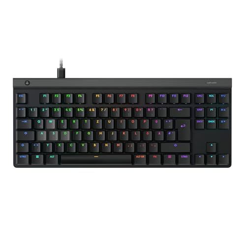 Logitech G515 Rapid TKL Low-Profile Wired Gaming Keyboard, Clavier de Jeu PC entièrement Personnalisable avec commutateurs analogiques à Profil Bas, déclenchement Rapide, Ultra-Mince, pour Port USB-A