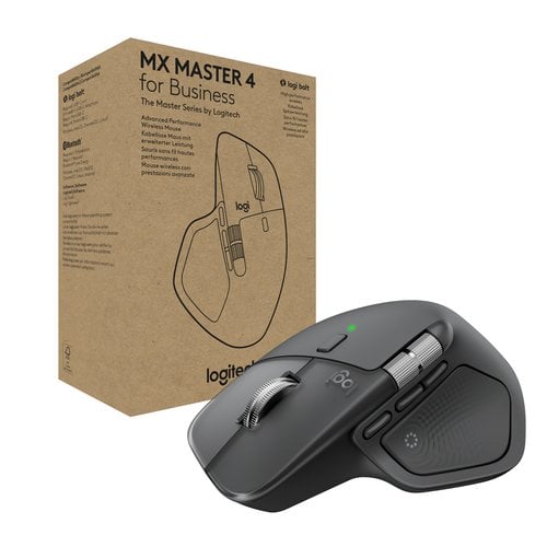 Logitech Souris Logitech MX Master 4 for Business RF Bluetooth 8000 DPI Graphite 8 Boutons
