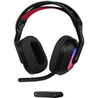 G Astro A20 X LIGHTSPEED gaming sans fil pour PS5, Xbox, Switch, PC avec PLAYSYNC AUDIO deux systemes, Bluetooth, LIGHTSYNC RVB, et micro a tige 48 kHz Black
