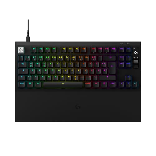 Logitech G Pro X2 Rapid commutateurs analogiques magnétiques, déclenchement Rapide, écran OLED, fréquence de rafraîchissement de 8 kHz, Repose-Poignets, câble USB-C détachable - Noir