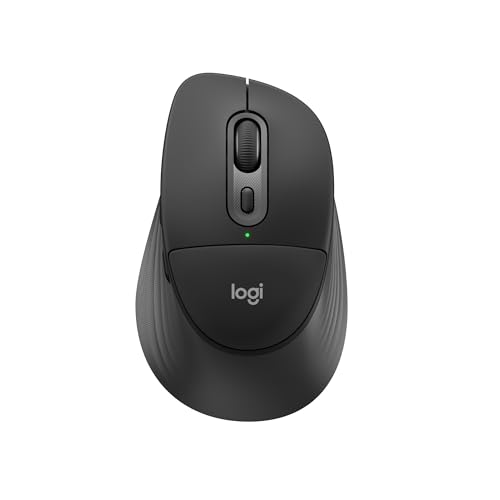 Logitech Signature Comfort Plus M850 L, Souris sans Fil, Souris Bluetooth avec Coussin de Paume, clics Silencieux, Batterie 24 Mois, Boutons Personnalisables, pour Windows, Mac, iPad - Noir