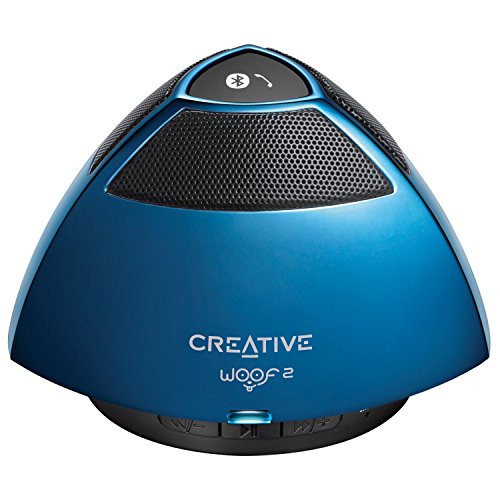 Creative Labs Woof 2 Enceinte Mono Portable 1 canaux avec Fil et sans Fil A2DP AVRCP HFP,HSP 0,8 m Bleu