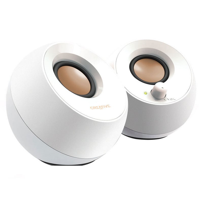 Creative Pebble 2.0 Haut-parleurs stéréo USB White