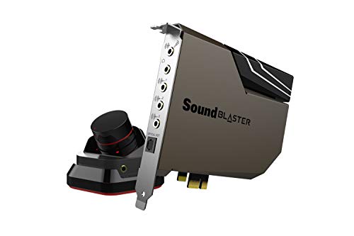 Creative Sound Blaster AE-7 - Carte Son PCI-e Haute résolution DAC Amplificateur avec Bi-amplificateur de Casque Discret Xamp et Audio Control Module Gris Noir