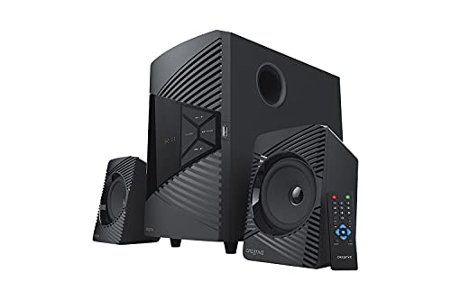 Creative SBS E2500 Système de Haut-parleurs Hautes Performances 2.1 Bluetooth avec Caisson de Basses pour téléviseurs et Ordinateurs, Noir