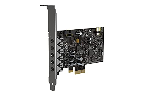 CREATIVE Sound Blaster Audigy FX V2 Carte Son Interne PCI e Haute resolution Mise a Niveau avec Son Discret 5 1 et Surround virtuel Scout Mode SmartComms Kit pour PC
