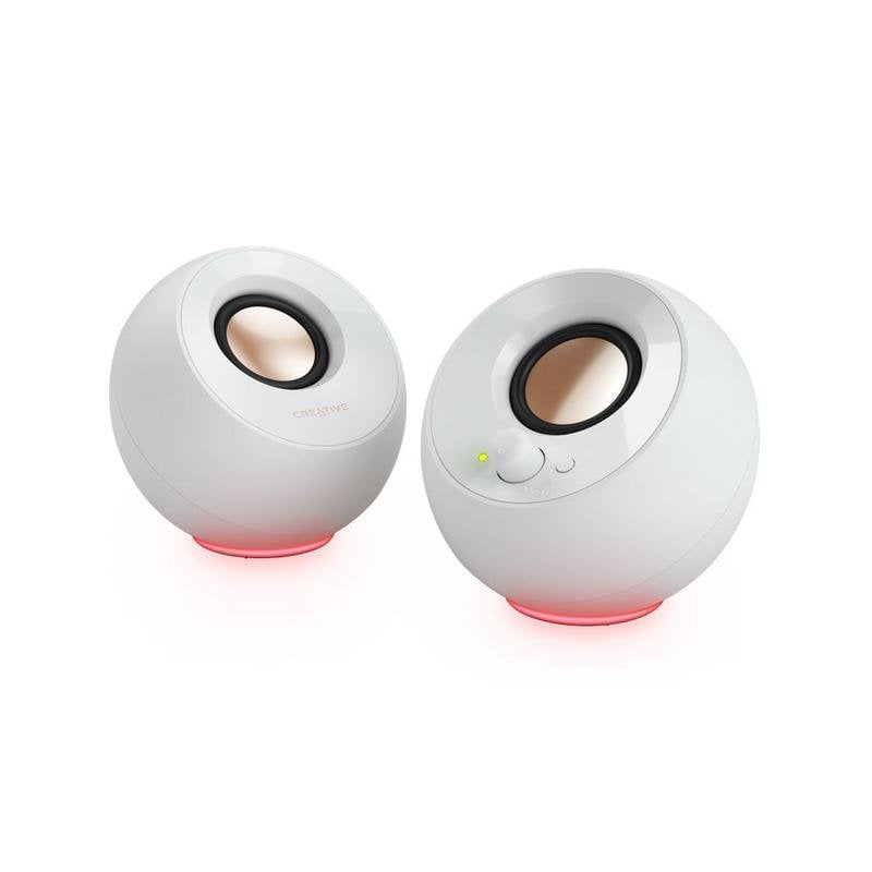 Creative Haut-parleurs Creative Filaire 2.0 USB-C 4.4W Éclairage RGB