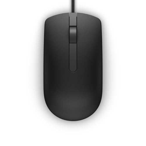 Souris optique filaire USB - DELL - MS116 - 1000 DPI - Ambidextre - Black
