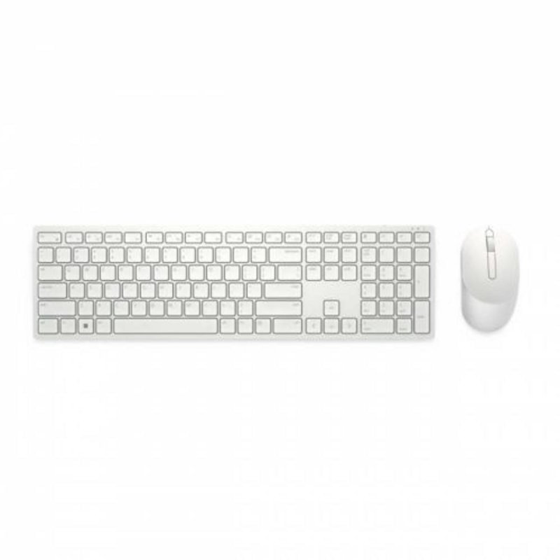 Dell Souris sans fil USB-A 1600 DPI optique blanche compacte molette 3 boutons