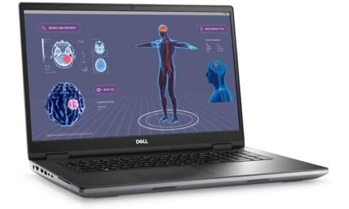 Dell Precision 7780 I7-13850HX - Ordinateur Portable - 17.3 pouces - 128 Go DDR5 - NVIDIA RTX 5000 Ada 16 Go GDDR6 - Intel Core i9-13900HX 24 Cœurs (8P 16E) - 1TB SSD