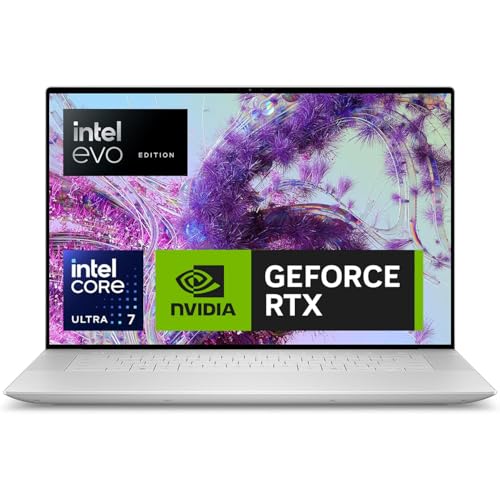 Dell XPS 16 9640 Ordinateur Portable 16,3 16 10 FHD Display, Intel Evo Edition, Intel Core Ultra 7, NVIDIA GeForce RTX 4050 Graphics 16 Go RAM 1 to, Windows 11 Home, Lecteur d'empreintes digitales