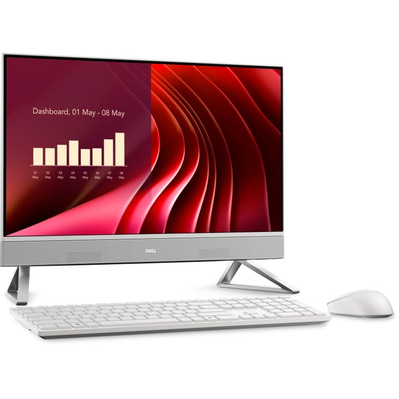 Dell Ordinateur tout-en-un Dell EC24250, processeur Intel Core 7 150U, 16 Go, SSD 512 Go, écran Full HD 23,8 pouces, Wi-Fi 6E, Windows 11 Pro