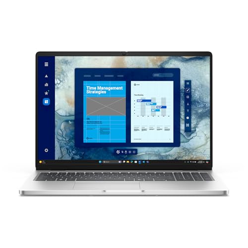 DELL Pro 16 PC16250 Intel Core Ultra 7 255U Computer portatile 40,6 cm [16] Full HD 16 GB DDR5-SDRAM 512 GB SSD Wi-Fi 6E [802.11ax] Windows 11 Pro Tedesco Platino, Argento (DELL PRO 16 PC16250 U7-25