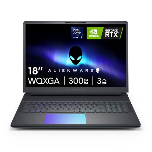 Alienware 18 Area-51 PC Portable Gaming 18 WQXGA 300Hz G-Sync, Intel Core Ultra 9 275HX Series 2, NVIDIA GeForce RTX 5080, 32 Go RAM, 2 to SSD, Windows 11 Home, Cryo-Tech, AlienFX RGB Azerty