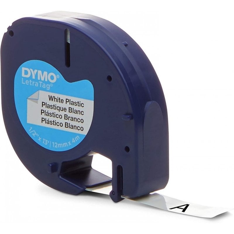 Dymo 12mm LetraTAG Plastic tape ruban d'étiquette