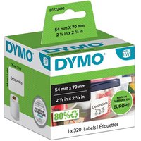 DYMO 320 etiquettes disquettes pour imprimante LabelWriter 54 x 70 mm