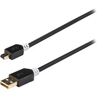 Câble USB-A Mini USB mâle mâle - 3m - Anthracite