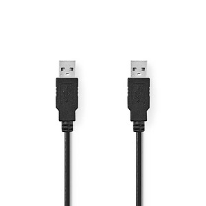 Nedis Cable USB A USB A 2 m Black