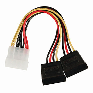 Nedis Adaptateur d alimentation Molex vers 2x SATA