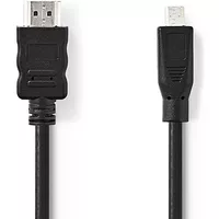 Nedis Cable HDMI Micro HDMI Black 2 m