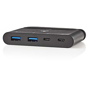 Nedis Hub USB 3 1 Type C TCARF250BK
