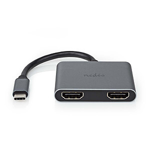 Nedis Adaptateur USB C vers 2x HDMI
