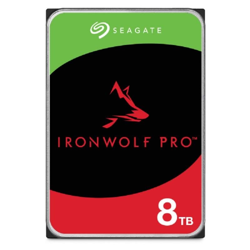 Seagate Disco Duro Seagate IronWolf Pro ST8000NT001 8TB HDD 7200rpm SATA III 256MB